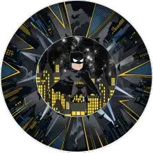Mini Batman baskılı pasta şablonu